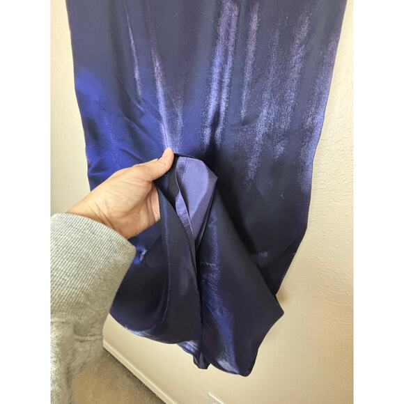 Alex Evenings Vintage Purple Maxi Formal Cocktail Long Skirt Size 14P - Picture 6 of 9